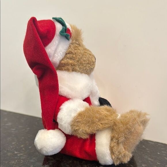 Vintage Russ Santa Bear With Santa Hat 9" - Picture 5 of 8